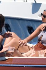 EMILY RATAJKOWSKI in Swimsuit at a Boaat in Italy 06/25/2017