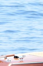 EMILY RATAJKOWSKI in Swimsuit at a Boaat in Italy 06/25/2017