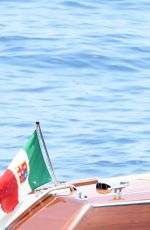 EMILY RATAJKOWSKI in Swimsuit at a Boaat in Italy 06/25/2017