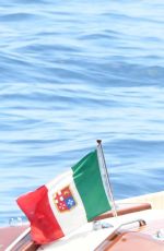 EMILY RATAJKOWSKI in Swimsuit at a Boaat in Italy 06/25/2017
