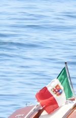 EMILY RATAJKOWSKI in Swimsuit at a Boaat in Italy 06/25/2017