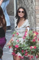 EMILY RATAJKOWSKI on the Set of Welcome Home in Todi 06/01/2017