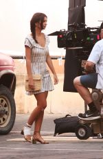 EMILY RATAJKOWSKI on the Set of Welcome Home in Todi 06/01/2017