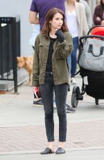 EMMA ROBERTS on the Set of Little Italy in Toronto 06/01/2017