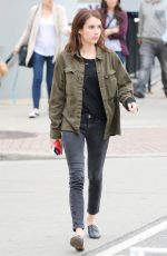 EMMA ROBERTS on the Set of Little Italy in Toronto 06/01/2017