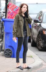EMMA ROBERTS on the Set of Little Italy in Toronto 06/01/2017