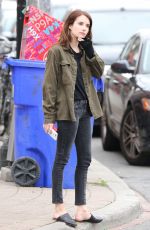 EMMA ROBERTS on the Set of Little Italy in Toronto 06/01/2017