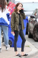 EMMA ROBERTS on the Set of Little Italy in Toronto 06/01/2017