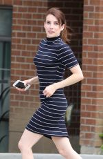 EMMA ROBERTS on the Set of Little Italy in Toronto 06/14/2017