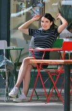 EMMA ROBERTS on the Set of Little Italy in Toronto 06/14/2017