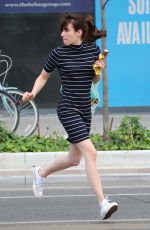 EMMA ROBERTS on the Set of Little Italy in Toronto 06/14/2017