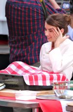 EMMA ROBERTS on the Set of Little Italy in Toronto 6/15/2017