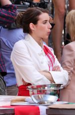 EMMA ROBERTS on the Set of Little Italy in Toronto 6/15/2017