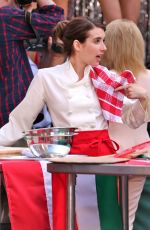 EMMA ROBERTS on the Set of Little Italy in Toronto 6/15/2017
