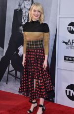 EMMA STONE at AFI Life Achievement Award in Los Angeles 06/08/2017