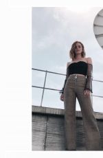 EMMA STONE on the Set of a Photoshoot in Paris 06/22/2017