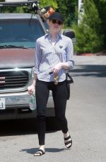 EMMA STONE Out and About in Los Angeles 06/02/2017