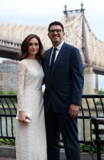 EMMY ROSSUM Marries Sam Esmail in New York 05/26/2017