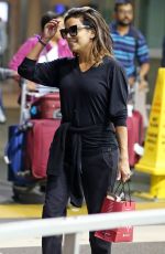 EVA LONGORIA Arrives at Airport in Vancouver 06/19/2017