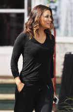 EVA LONGORIA Leaves the Set of Overboard in Vancouver 06/12/2017