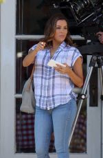 EVA LONGORIA on the Set of Overboard in Vancouver 06/09/2017