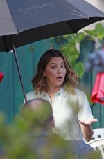 EVA LONGORIA on the Set of Overboard in Vancouver 06/12/2017