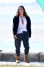 EVA LONGORIA on the Set of Overboard in Vancouver 06/28/2017