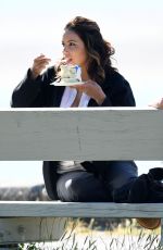 EVA LONGORIA on the Set of Overboard in Vancouver 06/28/2017