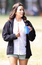 EVA LONGORIA on the Set of Overboard in Vancouver 06/28/2017