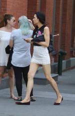 FAMKE JANSSEN Out and About in New York 06/11/2017