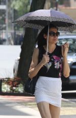 FAMKE JANSSEN Out and About in New York 06/11/2017