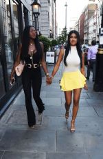 FARAH SATTUR and NAOMI HEDMAN Out in London 06/21/2017
