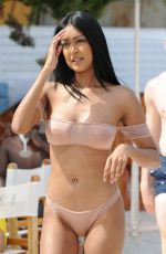 FARAH SATTUR in Bikini at a Pool Party in Ibiza 06/09/2017