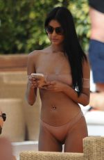 FARAH SATTUR in Bikini at a Pool Party in Ibiza 06/09/2017