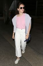 FELICITY JONES at Los Angeles International Airport 06/26/2017