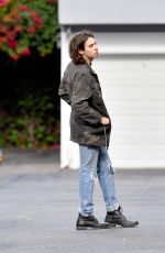 FRANCES BEAN COBAIN and Matthew R Cook Out Kissing in Los Angeles 06/11/2017