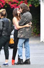 FRANCES BEAN COBAIN and Matthew R Cook Out Kissing in Los Angeles 06/11/2017
