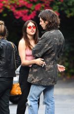 FRANCES BEAN COBAIN and Matthew R Cook Out Kissing in Los Angeles 06/11/2017