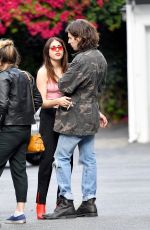 FRANCES BEAN COBAIN and Matthew R Cook Out Kissing in Los Angeles 06/11/2017