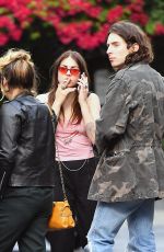 FRANCES BEAN COBAIN and Matthew R Cook Out Kissing in Los Angeles 06/11/2017