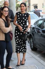 FREIDA PINTO at Catch LA in West Hollywood 06/05/2017