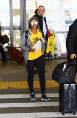 GABBY DOUGLAS at LAX in Los Angeles 06/03/2017