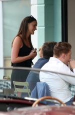 GERI HALLIWELL at an Al Fresco Meal in Primrose Hill 06/25/2017