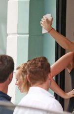 GERI HALLIWELL at an Al Fresco Meal in Primrose Hill 06/25/2017