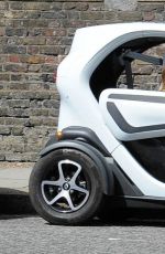 GERI HALLIWELL Taking Her Electric Car for a Spin in London 06/26/2017