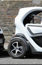 GERI HALLIWELL Taking Her Electric Car for a Spin in London 06/26/2017
