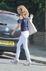 GERI HALLIWELL Taking Her Electric Car for a Spin in London 06/26/2017