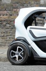 GERI HALLIWELL Taking Her Electric Car for a Spin in London 06/26/2017