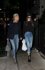 GIGI and YOLANDA HADID Night Out in New York 06/06/2017