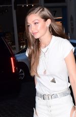 GIGI HADID Arrives at Her Apartment in New York 06/10/2017